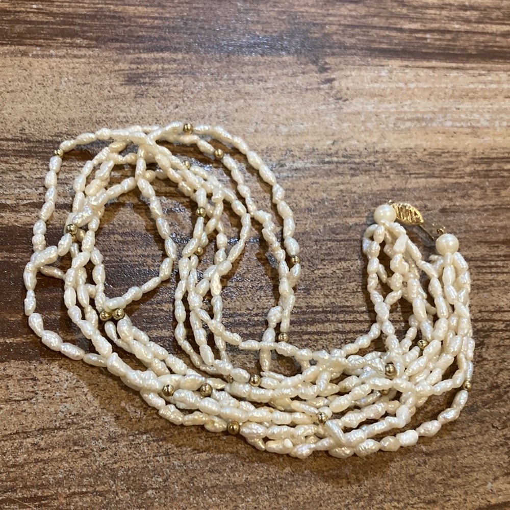 Rice Pearls 14k - Picture 12 of 15